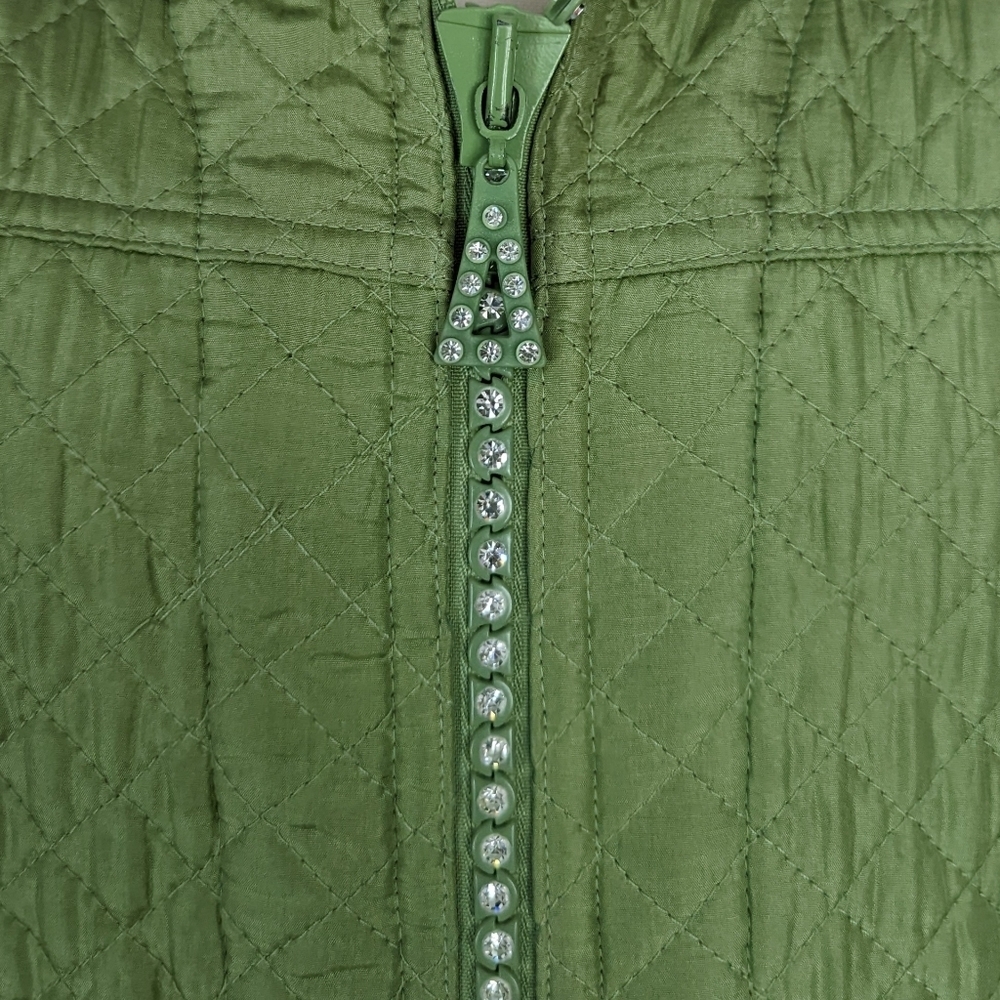Quacker Factory Jacket Blazer Womens 100% Silk Size 2X - Picture 5 of 12